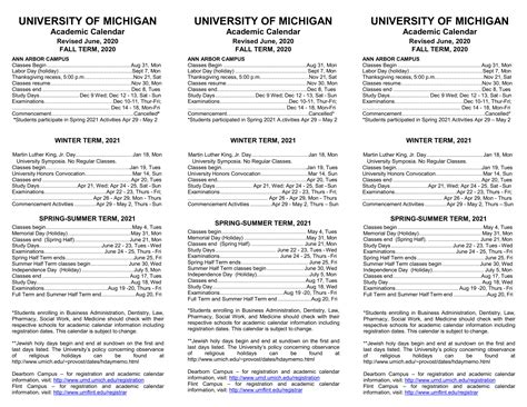 Umich academic calendar 2023-24 - Fall Term 2023: August 21 - December 11, 2023. July 25. Tuition bills for the fall semester distributed to students electronically. August 10. Tuition payment deadline is 5:00 p.m. CST for undergraduate students who registered for the …